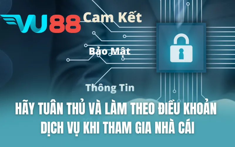 Hãy tuân thủ và làm theo điều khoản dịch vụ khi tham gia nhà cái