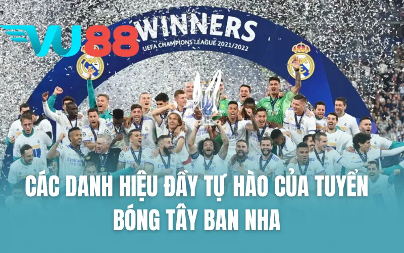 Các danh hiệu đầy tự hào của tuyển bóng Tây Ban Nha